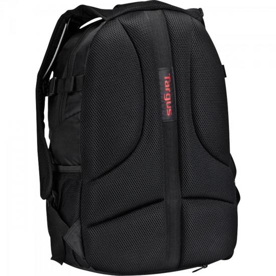 Mochila Notebook 15,6\" com Capa de Chuva TERRA TSB226 Preta/Vermelha por 0,00 à vista no boleto/pix ou parcele em até 1x sem juros. Compre na loja Mundomax!