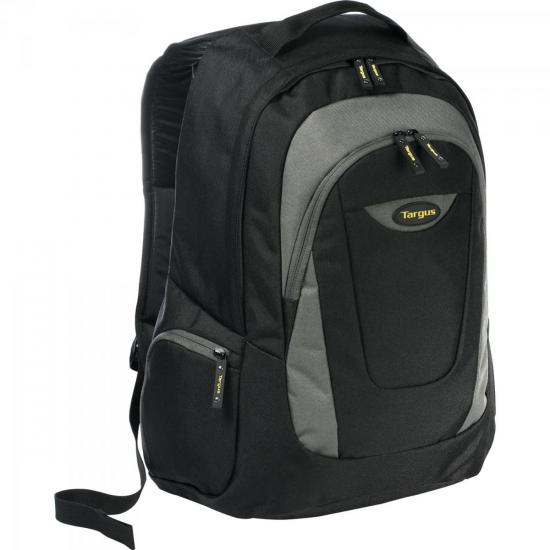 Mochila Notebook 16\" TREK TSB193US Preta/Cinza TARGUS por 0,00 à vista no boleto/pix ou parcele em até 1x sem juros. Compre na loja Mundomax!