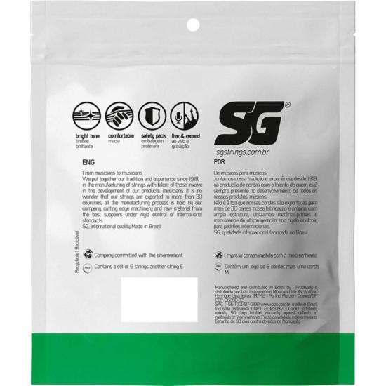 Encordoamento Para Cavaco Pesada Com Bolinha SG por 15,00 à vista no boleto/pix ou parcele em até 1x sem juros. Compre na loja Mundomax!