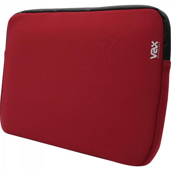 Luva para Notebook 10\" PEDRALBES Vermelha VAX por 0,00 à vista no boleto/pix ou parcele em até 1x sem juros. Compre na loja Mundomax!