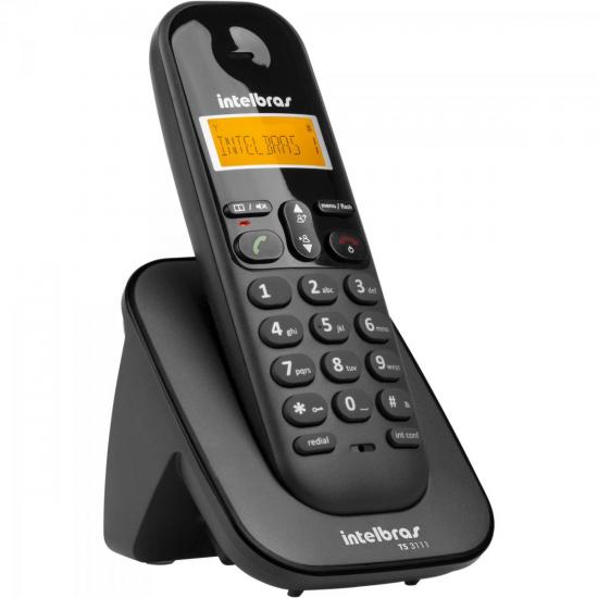 Ramal sem Fio Digital com Identificador TS3111 Preto INTELBRAS por 0,00 à vista no boleto/pix ou parcele em até 1x sem juros. Compre na loja Mundomax!