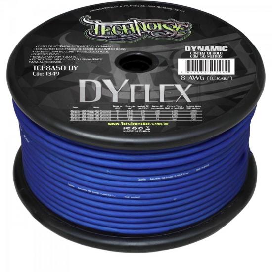 Fio para Módulo de Potência 8,36mm 8AWG Azul TECHNOISE por 0,00 à vista no boleto/pix ou parcele em até 1x sem juros. Compre na loja Mundomax!
