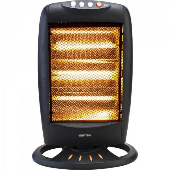 Aquecedor Halógeno Ventisol AH02 Preto 220v por 207,00 à vista no boleto/pix ou parcele em até 8x sem juros. Compre na loja Mundomax!