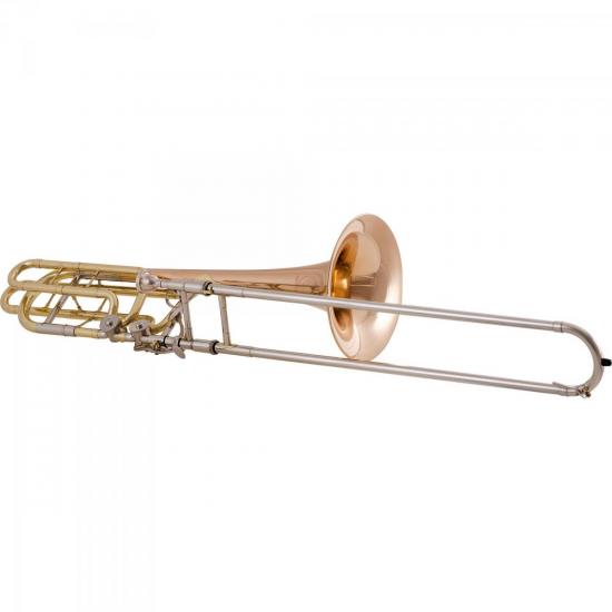 Trombone de Vara Baixo Bb/F/Eb/D HSL-830L Laqueado HARMONICS por 0,00 à vista no boleto/pix ou parcele em até 1x sem juros. Compre na loja Mundomax!