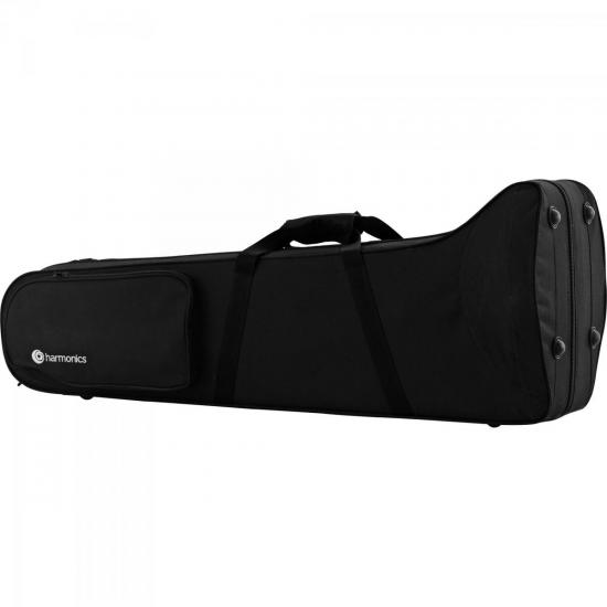 Trombone de Vara Baixo Bb/F/Eb/D HSL-830L Laqueado HARMONICS por 0,00 à vista no boleto/pix ou parcele em até 1x sem juros. Compre na loja Mundomax!