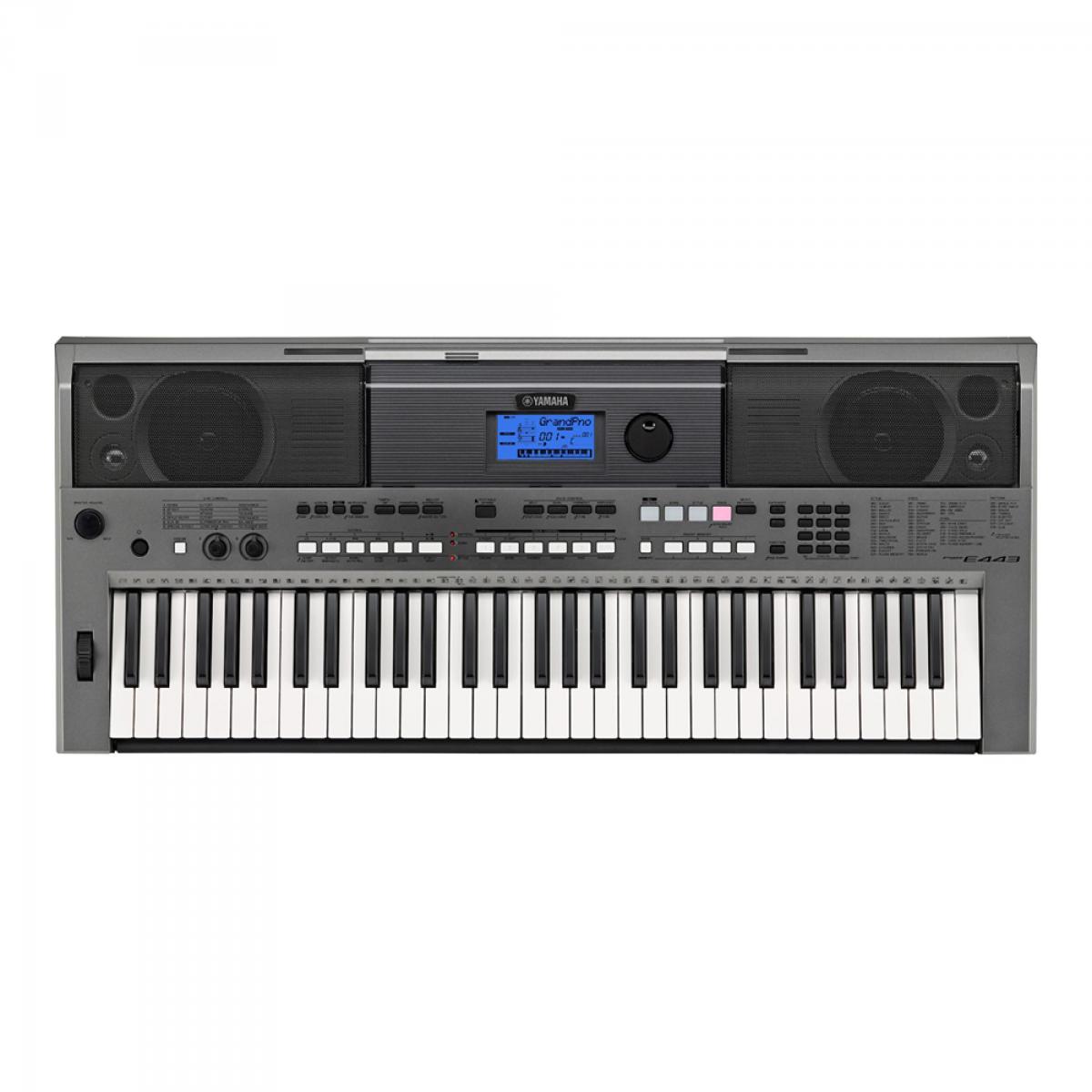 Teclado Arranjador YAMAHA PSR-E443 com Fonte Bivolt Preto - Mundomax