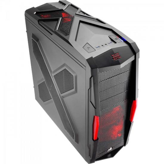 Gabinete Gamer STRIKE-X XTREME EN52025 Preto AEROCOOL por 0,00 à vista no boleto/pix ou parcele em até 1x sem juros. Compre na loja Mundomax!