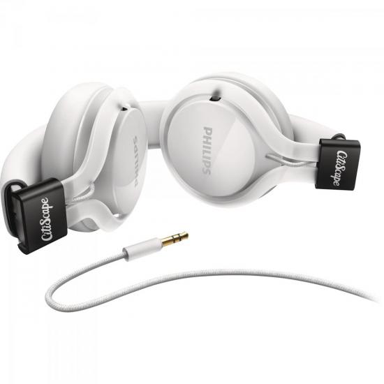 Fone de Ouvido Com Alça Ajustável e Microfone Integrado SHL5705WT/00 por 0,00 à vista no boleto/pix ou parcele em até 1x sem juros. Compre na loja Mundomax!