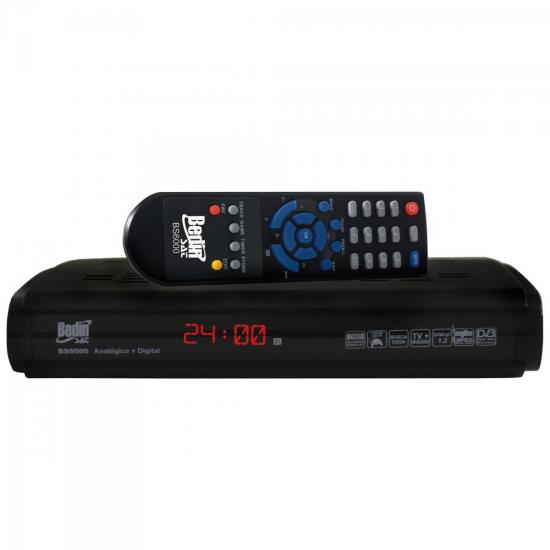 Receptor Anadigi BS 6000 Preto BEDINSAT por 0,00 à vista no boleto/pix ou parcele em até 1x sem juros. Compre na loja Mundomax!
