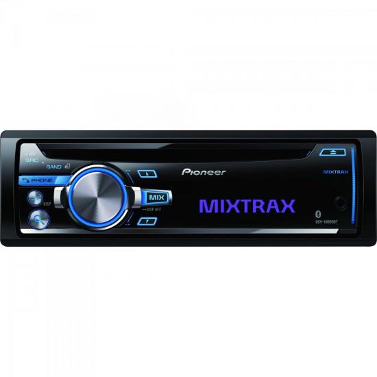 Auto Rádio CD/USB/SD Player DEH-X8680AVBT Preto PIONEER por 0,00 à vista no boleto/pix ou parcele em até 1x sem juros. Compre na loja Mundomax!