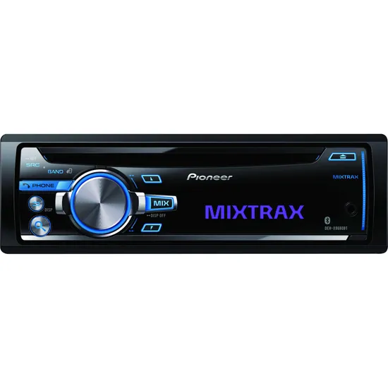 Auto Rádio CD/USB/SD Player DEH-X8680AVBT Preto PIONEER por 0,00 à vista no boleto/pix ou parcele em até 1x sem juros. Compre na loja Mundomax!