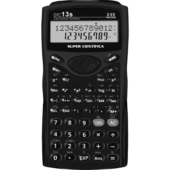 Calculadora Cientifica 13S Preto DTC (55415)