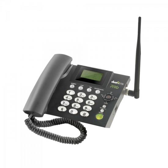 Telefone Celular Fixo Quad Band Dual Chip PROCD6000 Cinza PROELETRONIC por 0,00 à vista no boleto/pix ou parcele em até 1x sem juros. Compre na loja Mundomax!