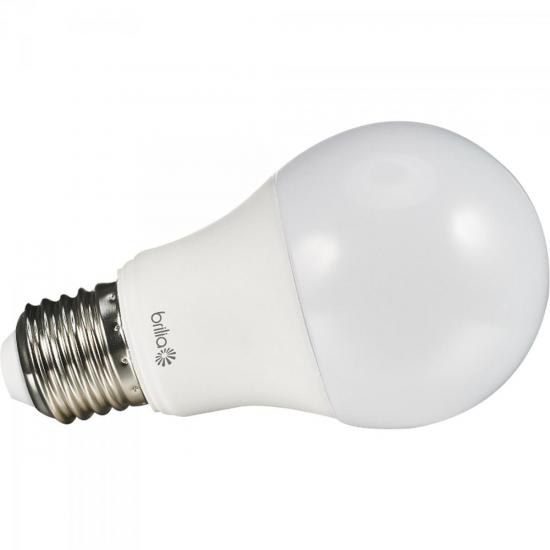 Lâmpada LED 6W 6500K Bivolt BULBO A60 Branca Fria BRILIA por 0,00 à vista no boleto/pix ou parcele em até 1x sem juros. Compre na loja Mundomax!