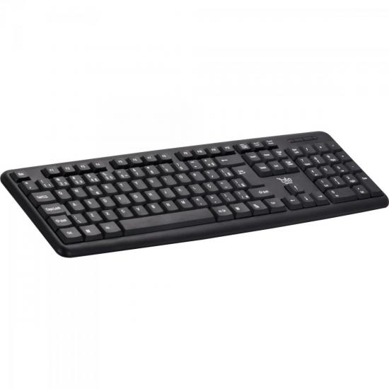 Teclado Standard USB SKL-104 Preto LITE por 24,99 à vista no boleto/pix ou parcele em até 1x sem juros. Compre na loja Mundomax!