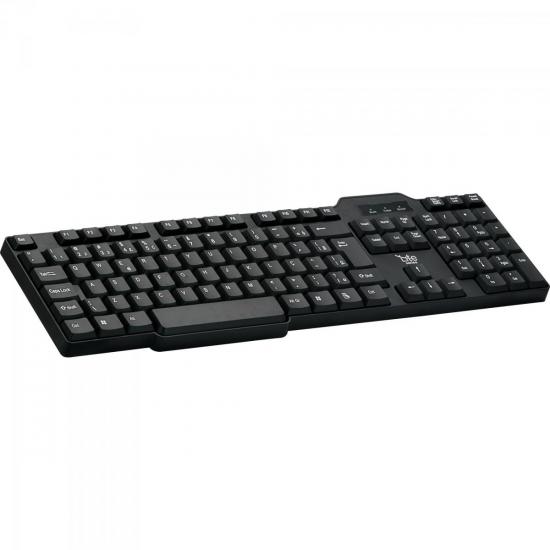 Teclado Standard USB SKL-105 Preto LITE por 0,00 à vista no boleto/pix ou parcele em até 1x sem juros. Compre na loja Mundomax!