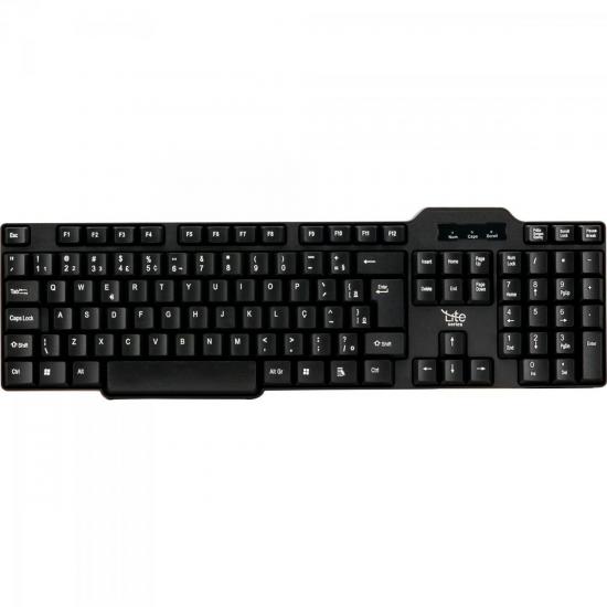 Teclado Standard USB SKL-105 Preto LITE por 0,00 à vista no boleto/pix ou parcele em até 1x sem juros. Compre na loja Mundomax!