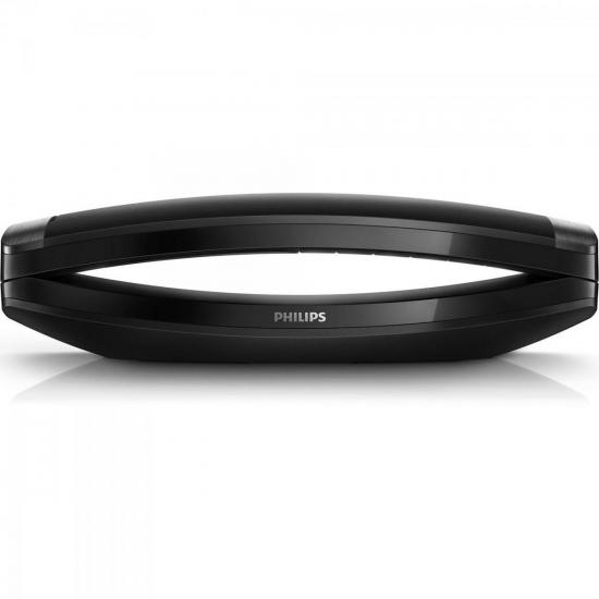 Telefone Sem Fio M8881B/BR Com Secretária Eletrônica Preto PHILIPS por 0,00 à vista no boleto/pix ou parcele em até 1x sem juros. Compre na loja Mundomax!