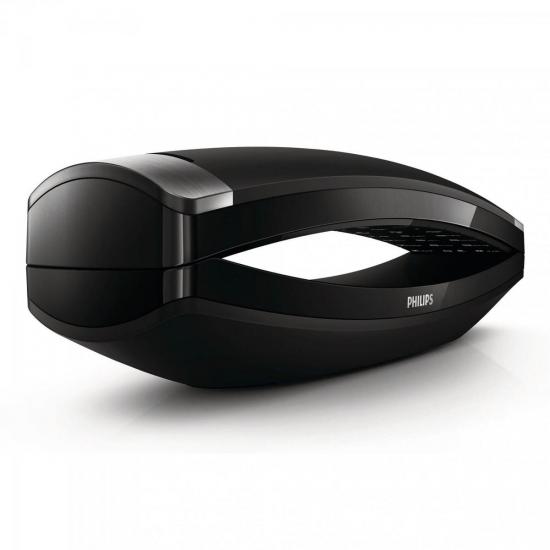 Telefone Sem Fio M8881B/BR Com Secretária Eletrônica Preto PHILIPS por 0,00 à vista no boleto/pix ou parcele em até 1x sem juros. Compre na loja Mundomax!