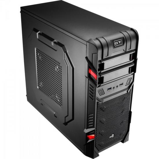 Gabinete Gamer GT ADVANCE EN52216 Preto AEROCOOL por 0,00 à vista no boleto/pix ou parcele em até 1x sem juros. Compre na loja Mundomax!