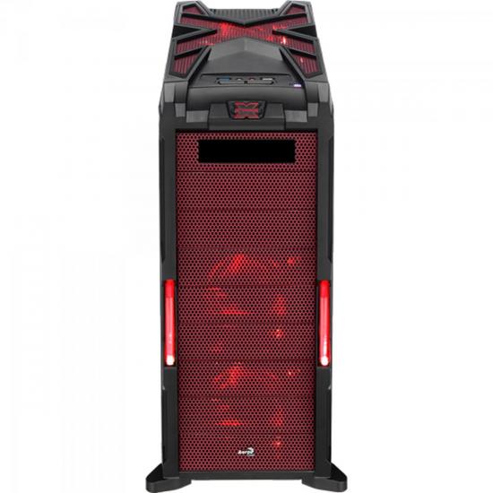 Gabinete Gamer STRIKE X ADVANCE EN58032 Vermelho AEROCOOL por 0,00 à vista no boleto/pix ou parcele em até 1x sem juros. Compre na loja Mundomax!