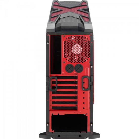 Gabinete Gamer STRIKE X ADVANCE EN58032 Vermelho AEROCOOL por 0,00 à vista no boleto/pix ou parcele em até 1x sem juros. Compre na loja Mundomax!