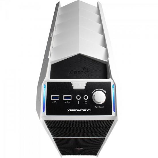 Gabinete Gamer XPREDATOR X1 EN57080 Branco AEROCOOL por 0,00 à vista no boleto/pix ou parcele em até 1x sem juros. Compre na loja Mundomax!