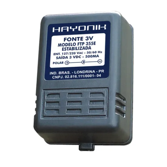 Fonte FTP355E 3VDC 500mA Estabilizada P4 HAYONIK (5560)