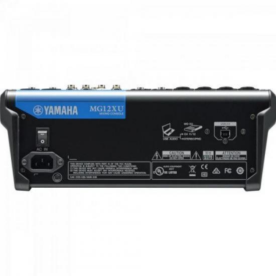 Mesa de Som Analógica Yamaha MG12XU 12 Canais Bivolt Preta por 3.099,00 à vista no boleto/pix ou parcele em até 12x sem juros. Compre na loja Mundomax!