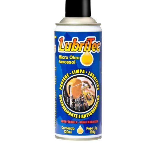 Spray Lubrificante 210g LUBRITEC IMPLASTEC por 0,00 à vista no boleto/pix ou parcele em até 1x sem juros. Compre na loja Mundomax!