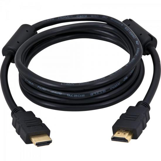Cabo HDMI Com Filtro 1.4 3D 15m HDF-105/15M Preto LITE por 0,00 à vista no boleto/pix ou parcele em até 1x sem juros. Compre na loja Mundomax!