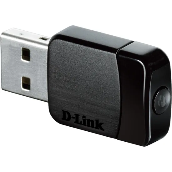 Adaptador Wireless USB DWA-171 Preto D-LINK (55673)