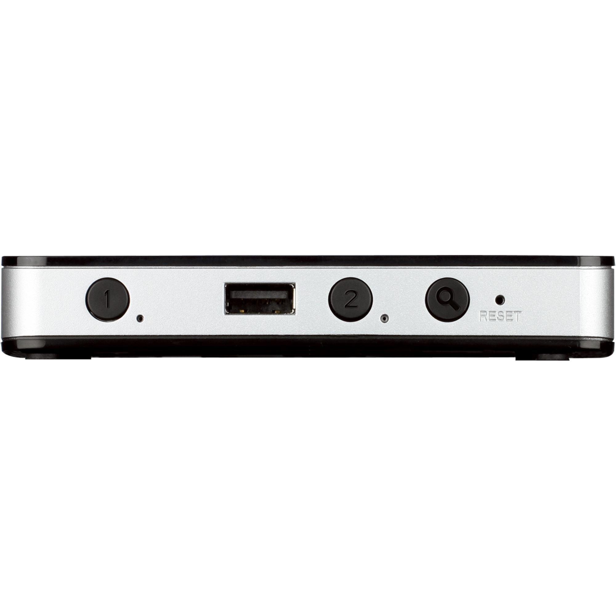 Gravador de Vídeo USB Para 4 Câmeras mydlink DNR-202L Preto e Prata