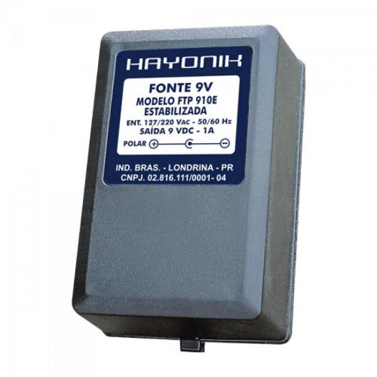Fonte FTP910E 9VDC 1A Estabilizada P4 C- HAYONIK por 0,00 à vista no boleto/pix ou parcele em até 1x sem juros. Compre na loja Mundomax!