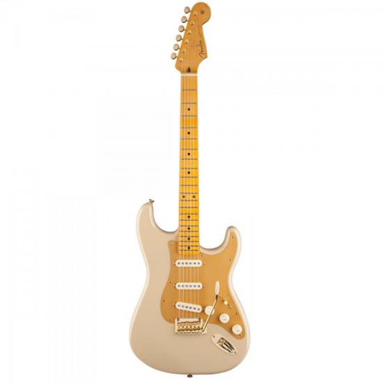 Guitarra FENDER MEX 60TH STRATOCASTER 50S ANNIV Desert Sand por 0,00 à vista no boleto/pix ou parcele em até 1x sem juros. Compre na loja Mundomax!