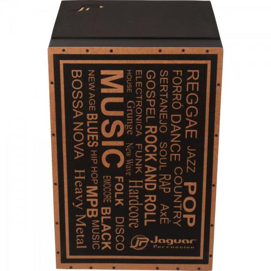 Cajon Eletroacústico Inclinado MUSIC K2-EQ-MU JAGUAR por 215,90 à vista no boleto/pix ou parcele em até 8x sem juros. Compre na loja Mundomax!