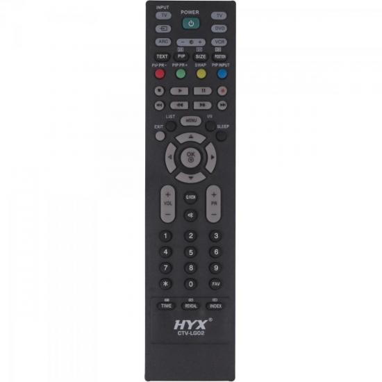 Controle Remoto para TV LG CTV-LG02 Preto HYX por 5,90 à vista no boleto/pix ou parcele em até 1x sem juros. Compre na loja Mundomax!