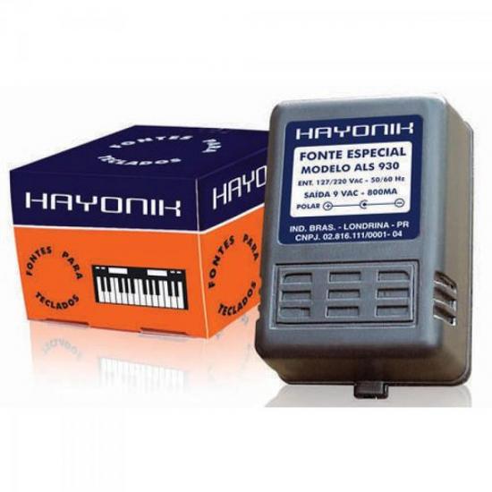 Fonte de Alimentação ALS930 9VAC 800MA Alesis HAYONIK (5577)