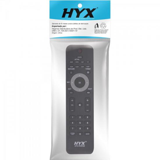 Controle Remoto para TV LCD PHILIPS CTV-PHP02 HYX por 0,00 à vista no boleto/pix ou parcele em até 1x sem juros. Compre na loja Mundomax!
