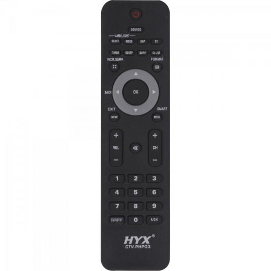 Controle Remoto para TV LCD PHILIPS CTV-PHP03 HYX por 0,00 à vista no boleto/pix ou parcele em até 1x sem juros. Compre na loja Mundomax!