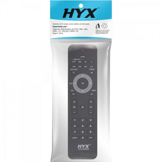 Controle Remoto para TV LCD PHILIPS CTV-PHP03 HYX por 0,00 à vista no boleto/pix ou parcele em até 1x sem juros. Compre na loja Mundomax!