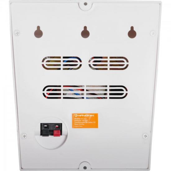 Caixa Acústica 10W AMBIENCE LINE SA140 Branca HAYONIK por 0,00 à vista no boleto/pix ou parcele em até 1x sem juros. Compre na loja Mundomax!