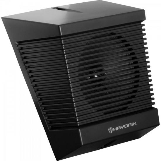 Caixa Acústica 10W AMBIENCE LINE SA140 Preta HAYONIK por 0,00 à vista no boleto/pix ou parcele em até 1x sem juros. Compre na loja Mundomax!
