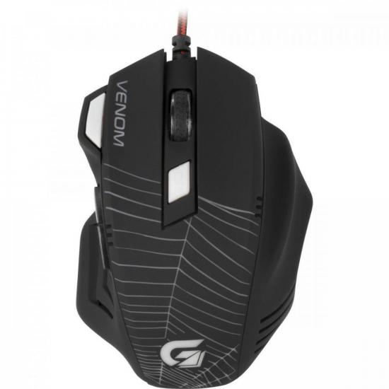 Mouse Gamer SPIDER VENOM OM-704 Preto/Vermelho FORTREK por 59,90 à vista no boleto/pix ou parcele em até 2x sem juros. Compre na loja Mundomax!
