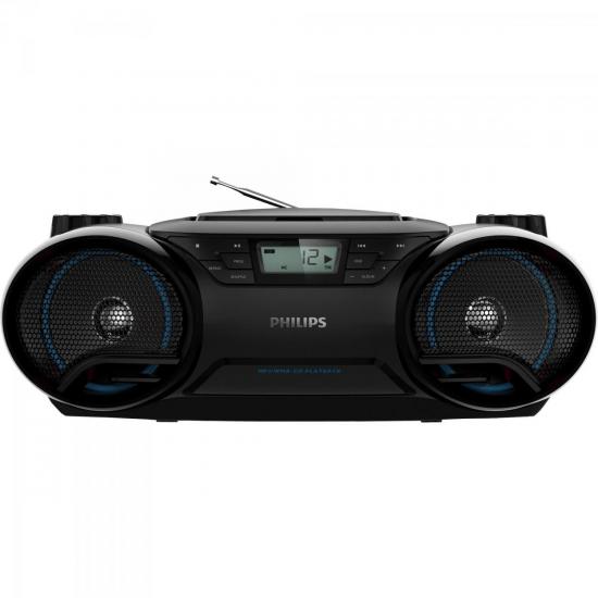 Rádio Portátil Boombox CD/CD-R/CD-RW/CD de MP3/CD de WMA/USB e AM/FM 5W por 0,00 à vista no boleto/pix ou parcele em até 1x sem juros. Compre na loja Mundomax!