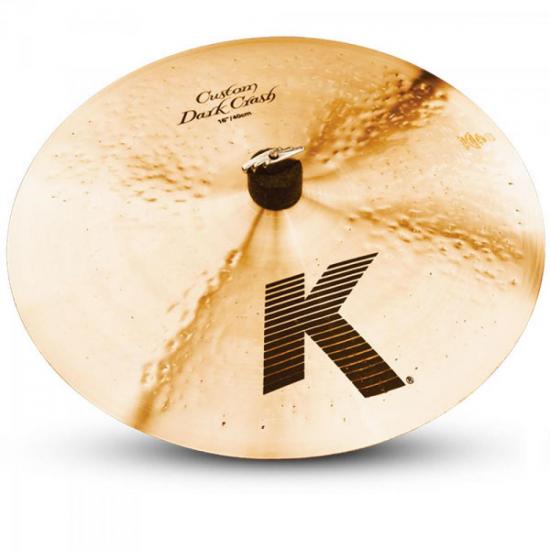 Prato CUSTOM DARK CRASH 16\" ZILDJIAN por 0,00 à vista no boleto/pix ou parcele em até 1x sem juros. Compre na loja Mundomax!