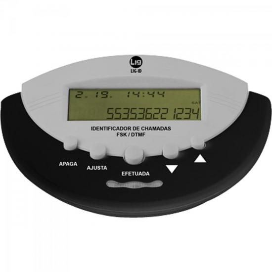 Identificador de Chamadas LHD0001 Preto LIG por 0,00 à vista no boleto/pix ou parcele em até 1x sem juros. Compre na loja Mundomax!