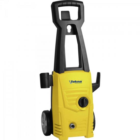 Hidrolavadora de Alta Pressão Com Escovas 110V HLX130V-S Amarela TEKNA por 0,00 à vista no boleto/pix ou parcele em até 1x sem juros. Compre na loja Mundomax!