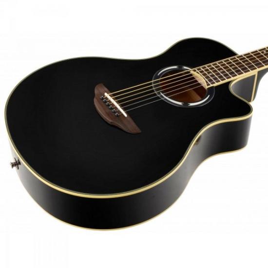 Violão YAMAHA Eletroacústico Aço APX500III Preto por 0,00 à vista no boleto/pix ou parcele em até 1x sem juros. Compre na loja Mundomax!