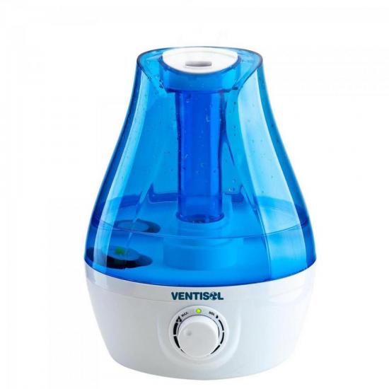 Umidificador Bivolt U02 Azul VENTISOL por 0,00 à vista no boleto/pix ou parcele em até 1x sem juros. Compre na loja Mundomax!